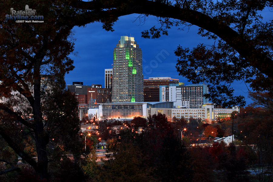 Downtown Raleigh, NC Holidays RaleighSkyline.com