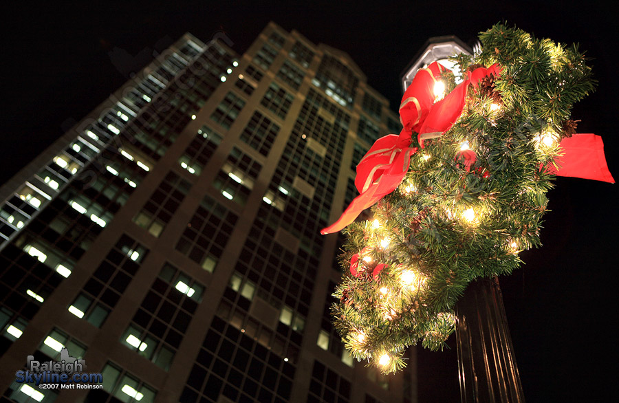 Downtown Raleigh, NC Holidays RaleighSkyline.com