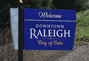 New Welcome to Raleigh Sign