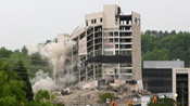 Crabtree Valley Sheraton Hotel Implosion