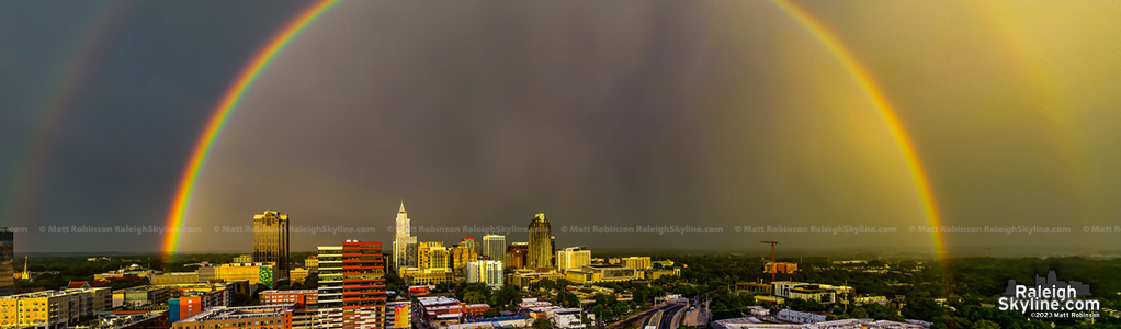 Rainbow over Raleigh – June 23, 2023