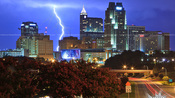 Lightning over Raleigh – August 21, 2011