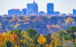 Downtown Raleigh Autumn Colors 2017